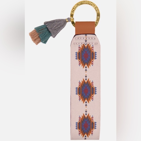 •NEW•Simply Southern Iced Drink Holder with Handle + Key Fob Keychain- ‘TRIBE’ - Picture 8 of 10